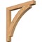 Ekena Millwork Thorton Block Smooth Bracket, Western Red Cedar, 3 1/2"W x 34"D x 34"H BKT04X34X34THR05SWR - alternate 1